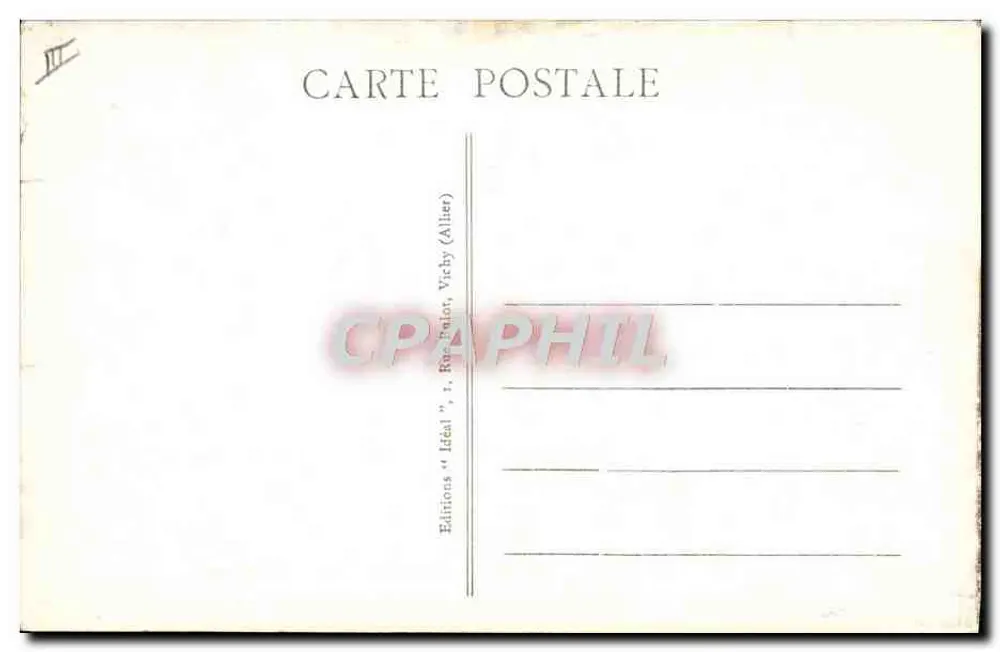 A Auvergne Pittoresque — 172. A Proposta de Casamento — Editor Ideal - Verso