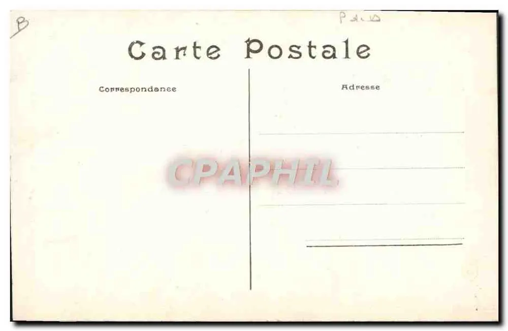 Bäuerin aus der Auvergne auf dem Weg zum Markt — n°36 — L'Hironnelle, Paris - Rückseite