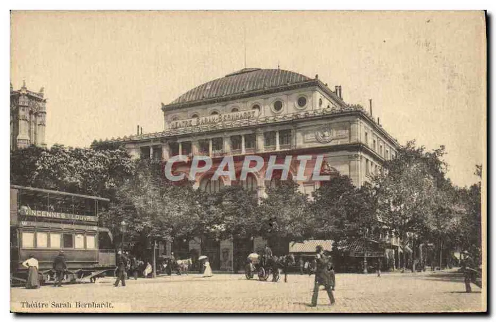 Theater Sarah Bernhardt — Paris — Verlag Vincennes Louvres - Vorderseite