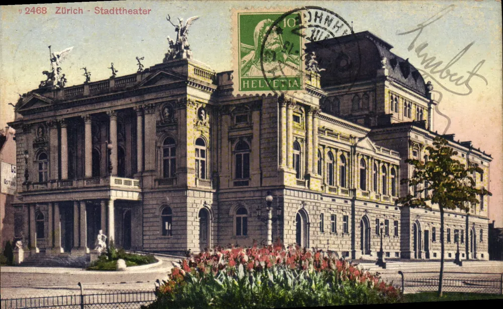 Zurique - Stadttheater — editor Edition Photographie Zürich, n° 2468 - Frente