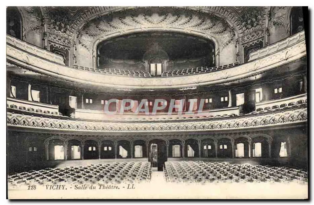 Vichy - Sala do Teatro — LL, n° 128 - Frente