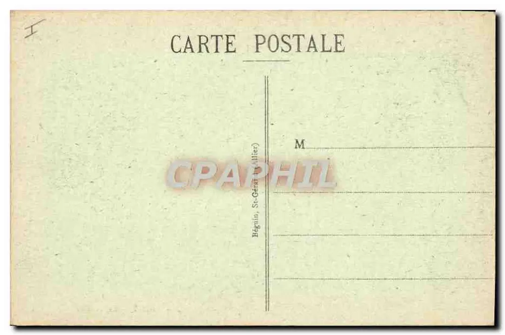 Vichy — O Teatro — editor Béguin, St-Germain (Allier) n°4 - Verso