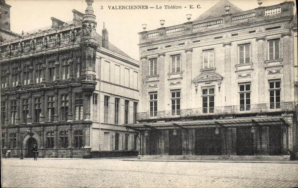 Valenciennes — Het Theater — E. C. - Voorkant