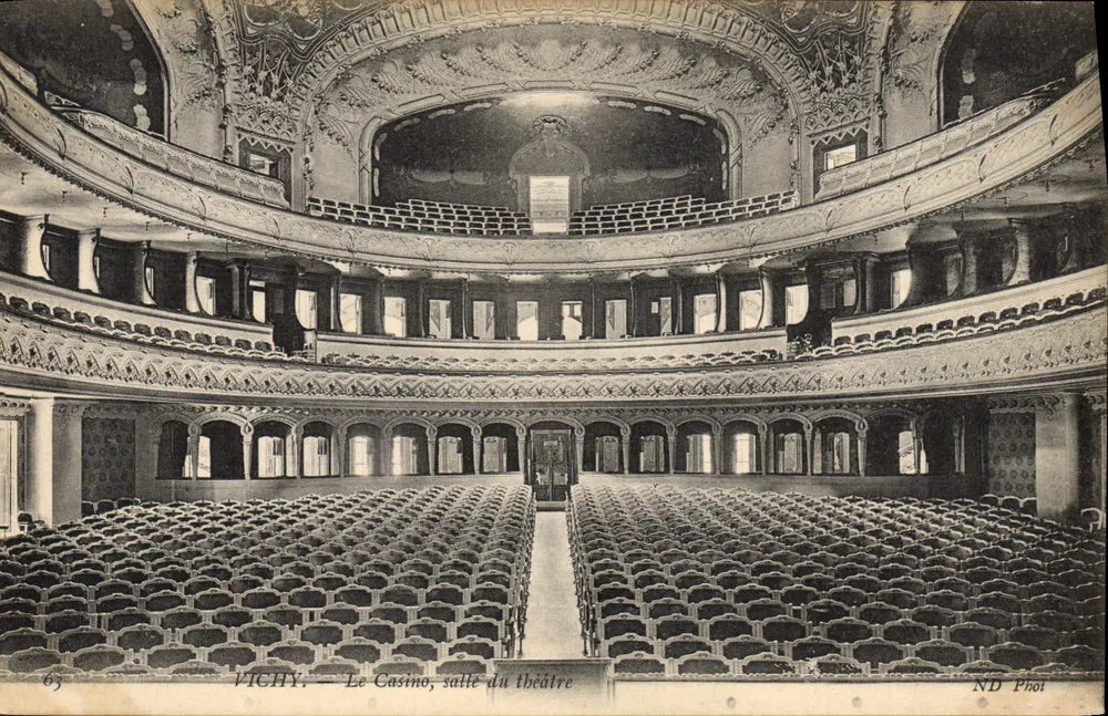 Vichy — Das Casino, Theaterhalle — ND Phot - Vorderseite