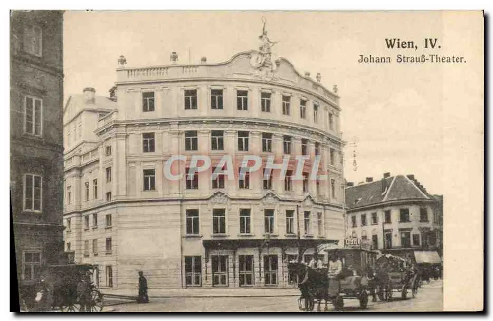 Wien, IV. — Johann Strauß-Theater — Verlag B. K. W. I. 869 - Vorderseite