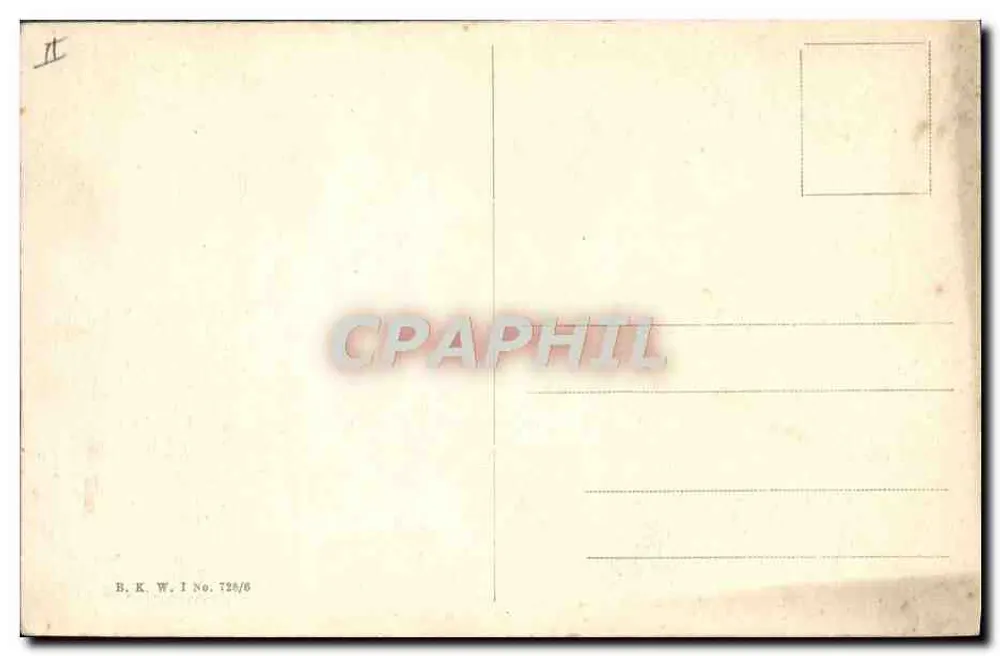 Wien, Volks剧院 mit Reimund-Denkmal — B.K.W.I. Nr. 728/6 - Rückseite