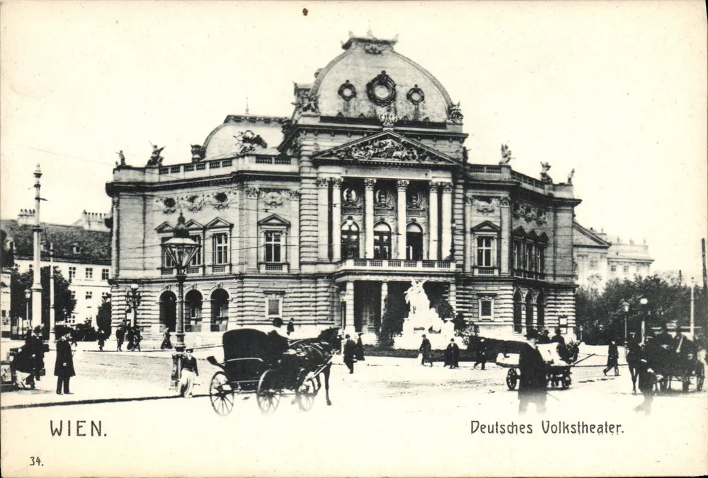 Wien — Deutsches Volkstheater — Verlag SEL - Vorderseite