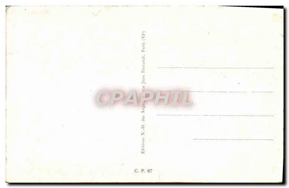O Cristo (Leonardo da Vinci) — reprodução de um desenho — Éditions N.-D. des Anges, Paris - Verso