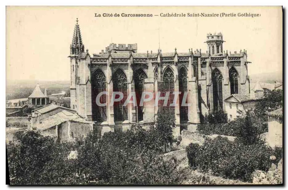 Carcassonne — Kathedrale Saint-Nazaire (Gotische Teil) — Verlag unbekannt - Vorderseite