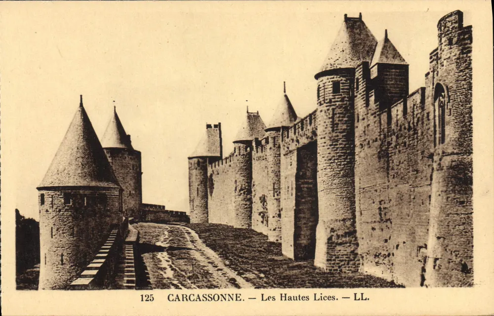 Carcassonne — Les Hautes Lices — LL. — n° 125 - Frente