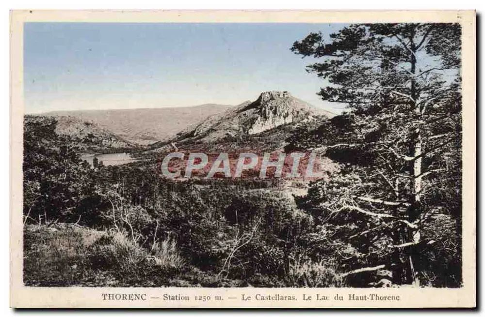 Thorenç — Station 1250 m. — Le Castellaras, Le Lac du Haut-Thorenç - Vorderseite