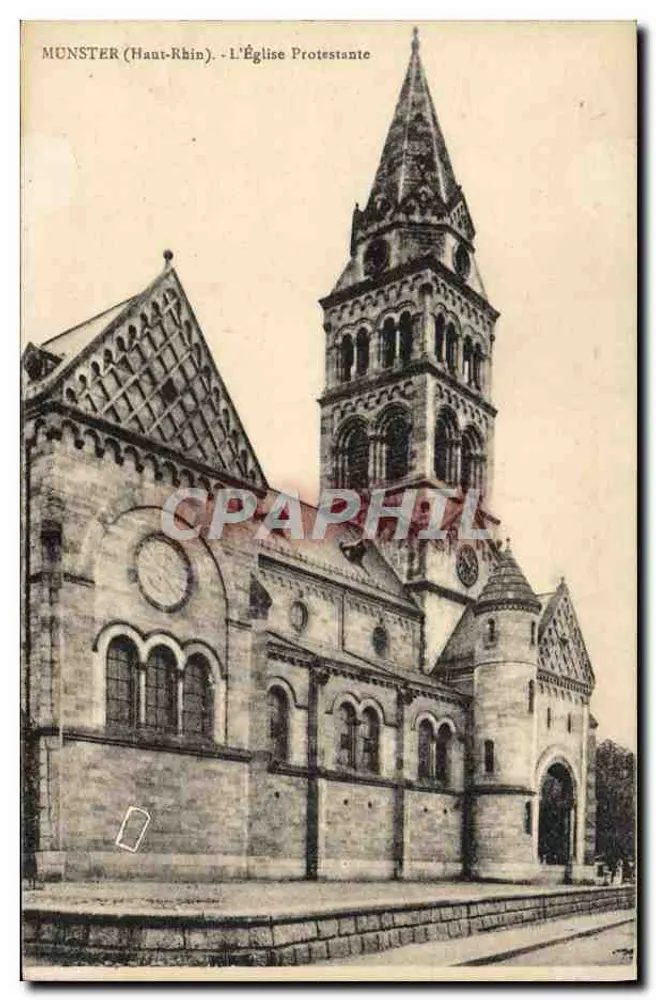 Munster (Haut-Rhin) — Die evangelische Kirche — Edition Bazar C. Ulmer - Vorderseite