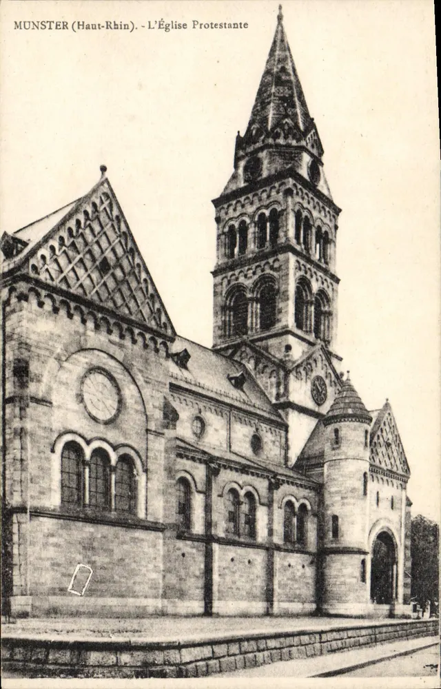 Munster (Haut-Rhin) — Die evangelische Kirche — Edition Bazar C. Ulmey (Haut-Rhin) - Vorderseite