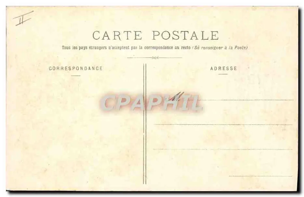 Bourbonne-les-Bains - Ansicht des protestantischen Tempels — Librairie Dufey, Verlag - Imprimeries Réunies, Nancy - Rückseite