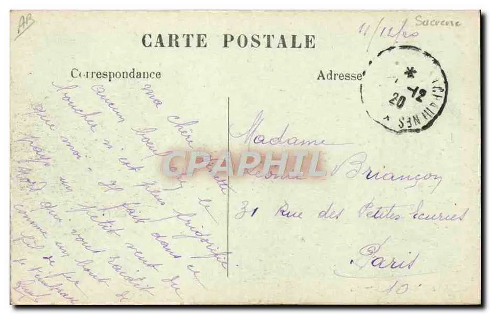 Roye — Usina de açúcar Labruyère — Ed. Meleye, Saint-Denis - Verso