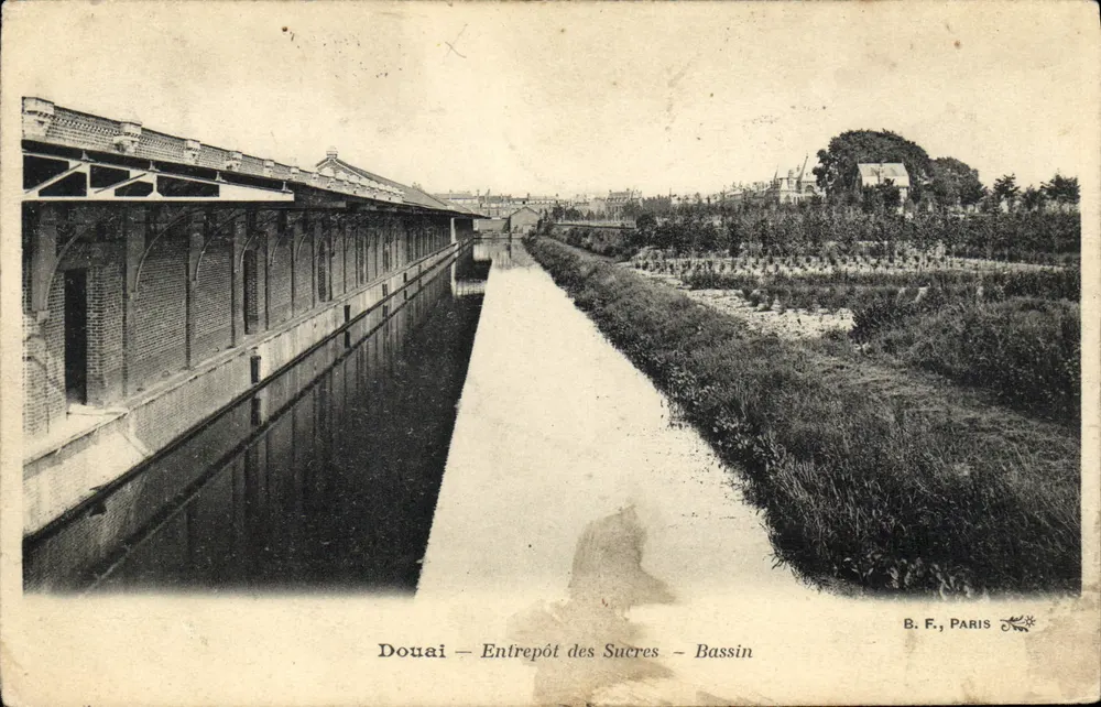 Douai — Zuckerlager — Bassin — B. F., Paris - Vorderseite