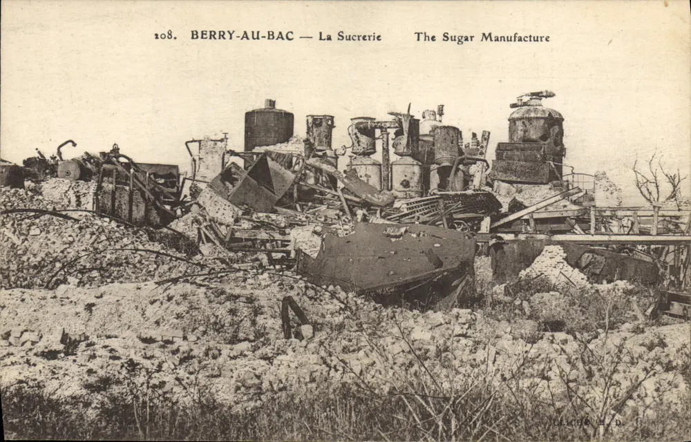 Berry-au-Bac — A Açúcaria — The Sugar Manufacture - Frente