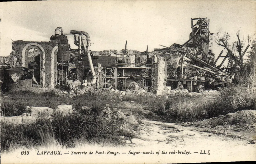Laffaux — Usina de açúcar de Pont-Rouge — LL. — 613 - Frente