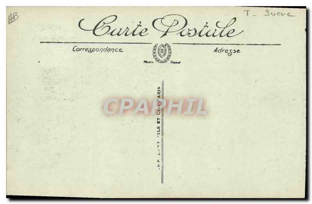 Laffaux — Usina de açúcar de Pont-Rouge — LL. — 613 - Verso