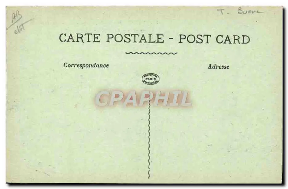 Roye — Ruines de la Sucrerie Labruyère — éditeur imprimeur non visible - Verso