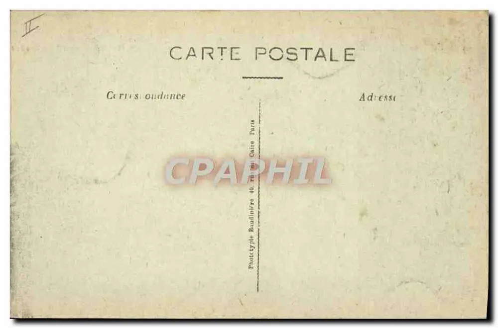FLEURY-le-MARTEL (Aisne) — Zuckerfabrik zerstört von den Boches — Phot-Express, Viéé Paris - Rückseite