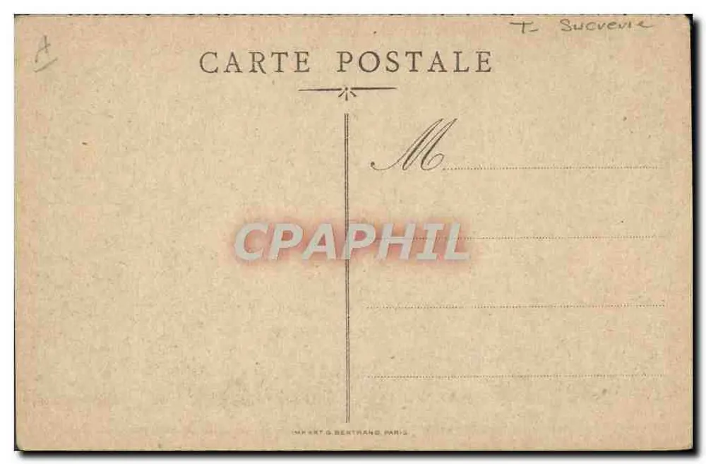 Roye (Somme) — Maquinaria da usina de açúcar Lebaudy destruída — Impr. G. Berttrand, Paris - Verso