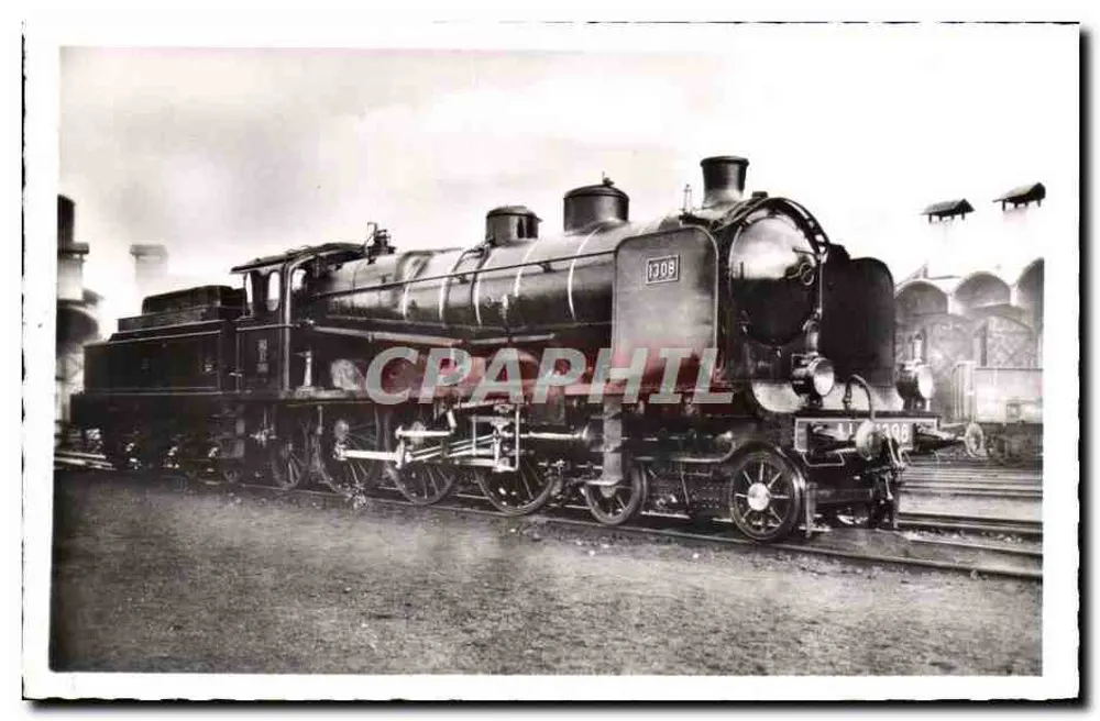 Elsass-Lothringen — Lokomotiven S 12, 1308 (dann 2-231 A) — Ausgabe « La Vie du Rail » N° 179 - Vorderseite