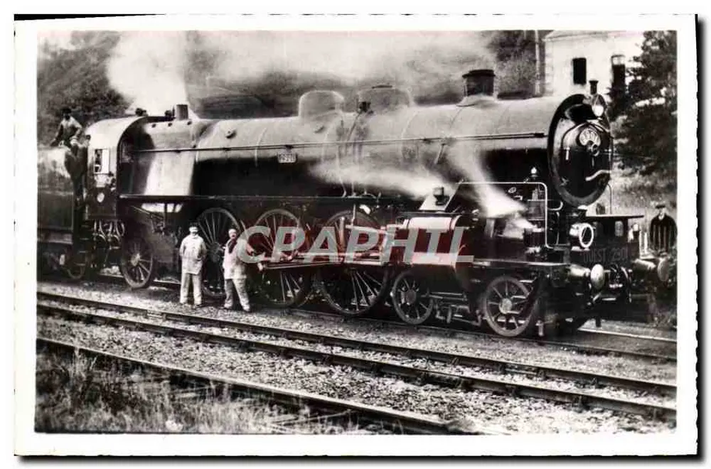 Locomotiva a vapor 2901 do Oeste — Antiga Companhia do Oeste — Edição 1957 - Frente