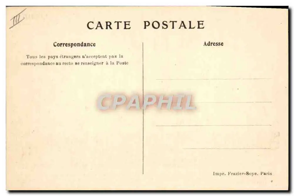 Galere des Louis XIV — Königliche Galere — Französische Seefahrtsgesellschaft, 8 rue La Boétie, Paris - Rückseite