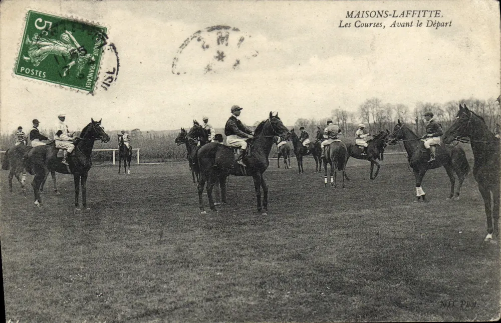 MAISONS-LAFFITTE. Les Courses, Avant le Départ — NIT Phot. - Vorderseite