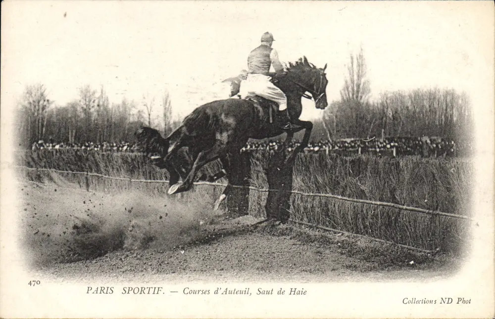 Cours d'Auteuil — Hindernisprung — Paris Sportif — Collections ND Phot, n° 470 - Vorderseite