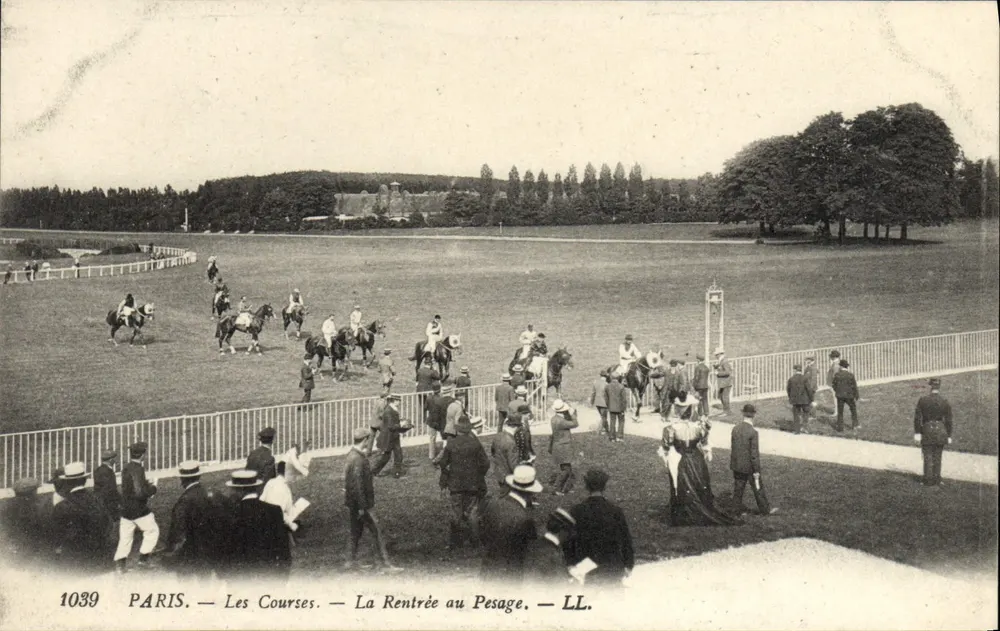 PARIS — Die Rennen — Die Rückkehr zur Wiege — LL. — N° 1039 - Vorderseite