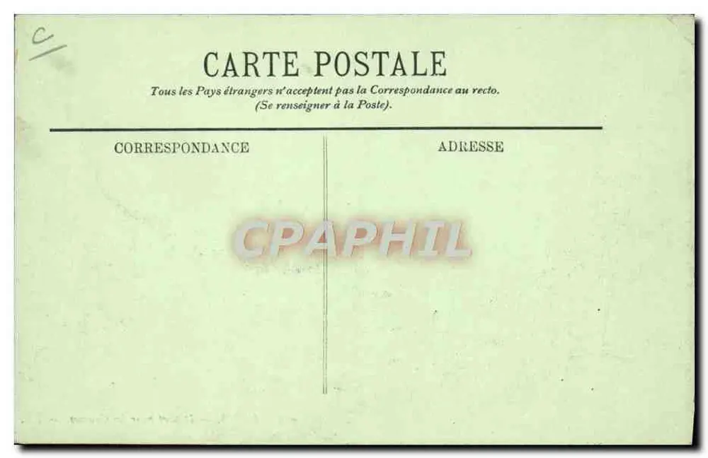 Paris — Abfahrt zu den Rennen — LL. n° 996 - Rückseite
