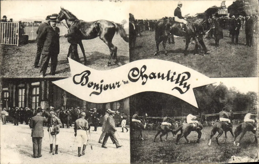 Chantilly — Corridas de cavalo — Boa tarde de Chantilly - Frente