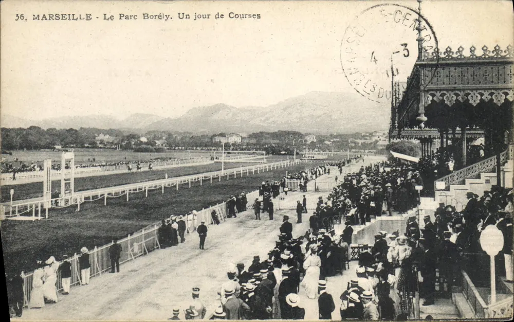 Marseille - Le Parc Borély. Ein Tag der Pferderennen - Vorderseite