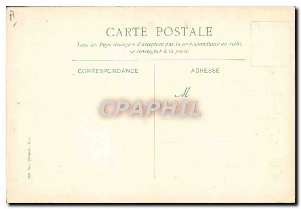 Eingang zu Kandy (Ceylon) — Nach dem Gemälde von Herrn Maurice LÉVIS — Messageries Maritimes - Rückseite