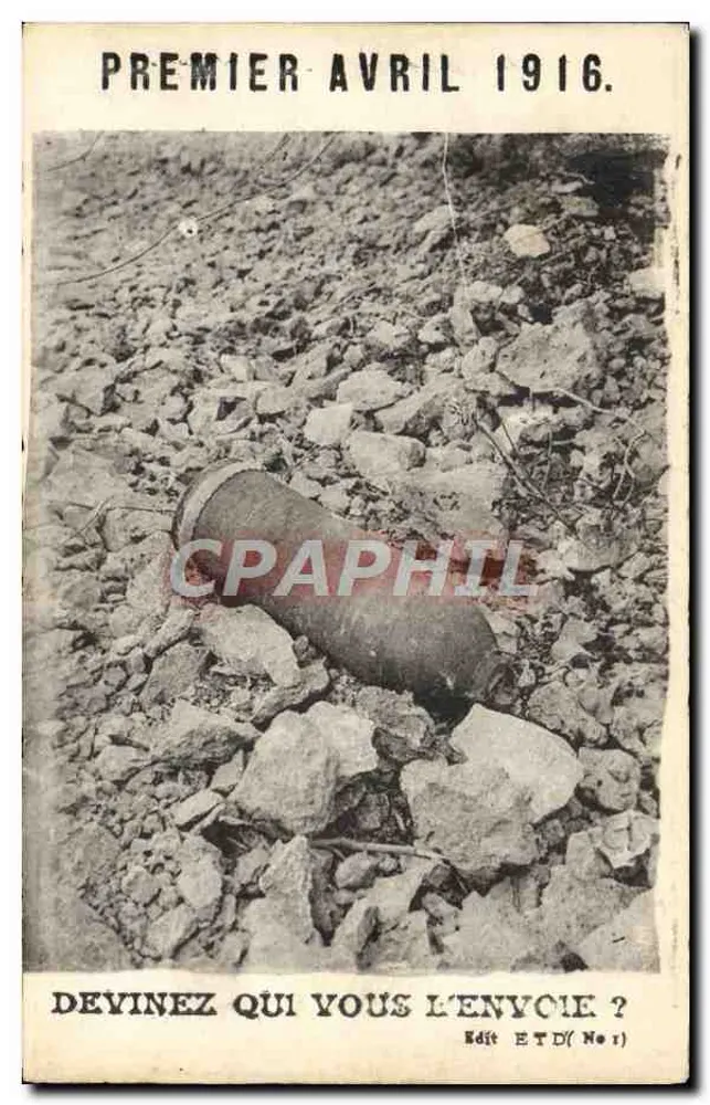 1° aprile 1916 — Difesa dell' nemico? — Edit ETD (No 1) - Recto