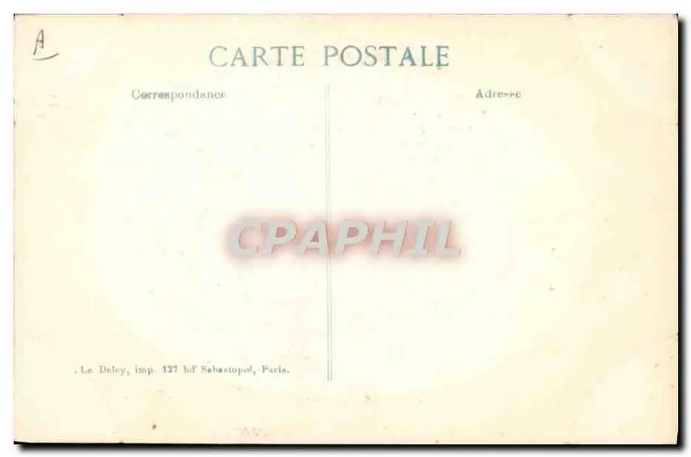 Französisches Kanonenrohr nahe Arras — 17. Serie — Verlag E.P.D. - Rückseite