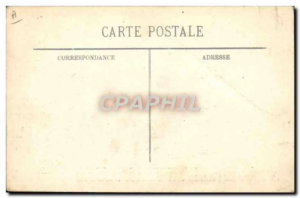 Canhões franceses em viagem para o front — 1914-1915 — LL - Verso