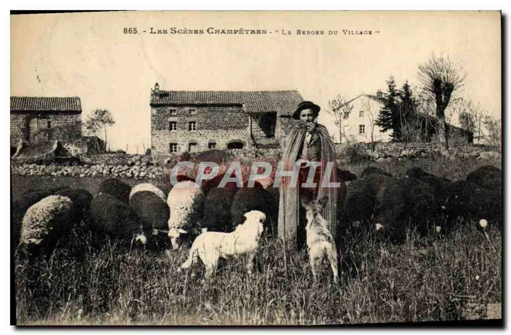 Der Schäfer des Dorfes — Landschaftsszenen — Nr. 865 - Vorderseite