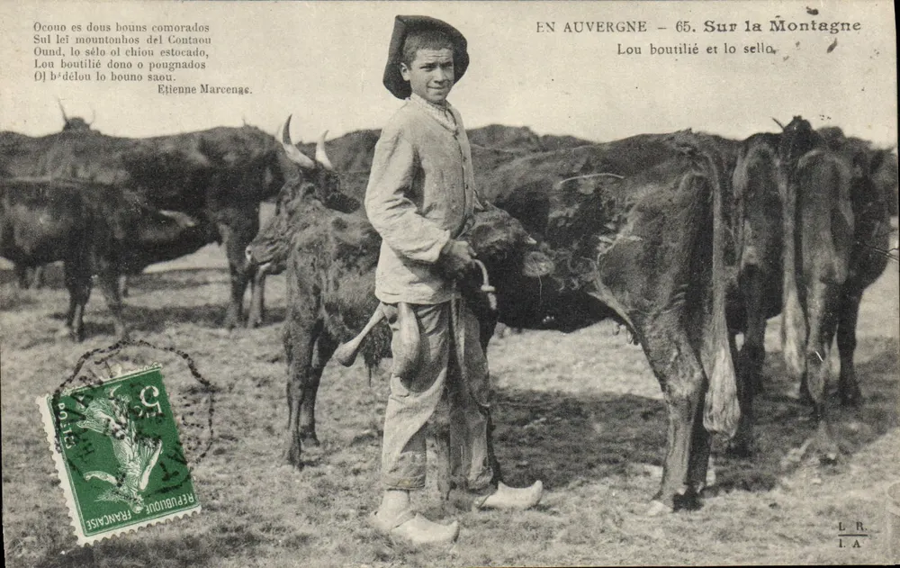 In der Auvergne - 65. Auf dem Berg — Etienne Marcenas - Vorderseite
