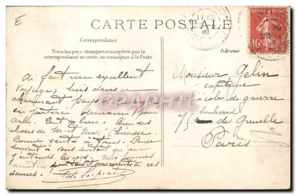 L'Auvergne Pictoresque — Un Casse-Croute — E-D - Verso