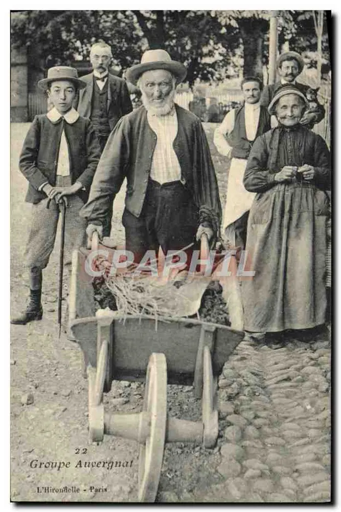 Grupa Auvergnat — L'Hirondelle, Paryż — Graphphil - Awers