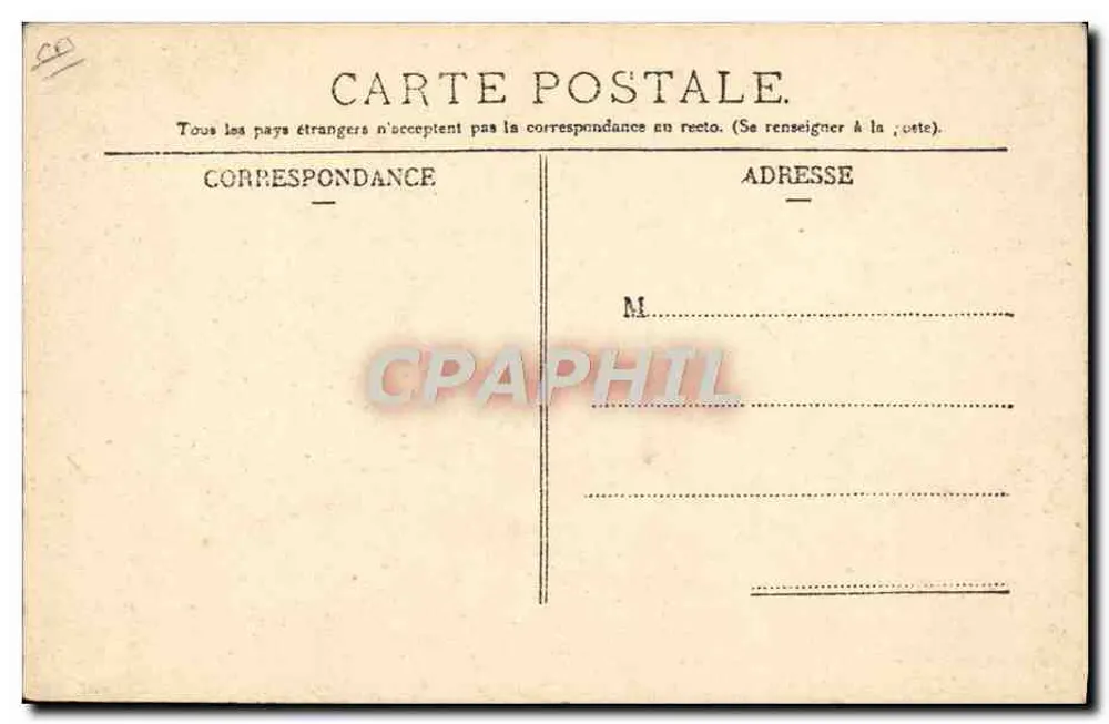 Auf den Straßen von Auvergne — Reise-Szene mit Eseln — L'Hirondelle - Paris, n°55 - Rückseite