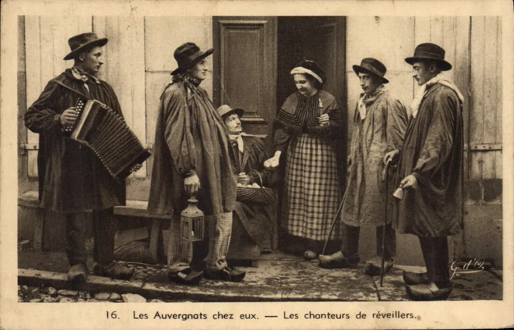Die Auvergnats zu Hause — Die Morgen-Sänger — G d’O. - Vorderseite