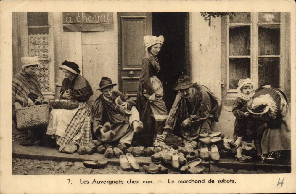 Die Auvergnats zu Hause — Der Schuhmacher — G.d'O. - Vorderseite