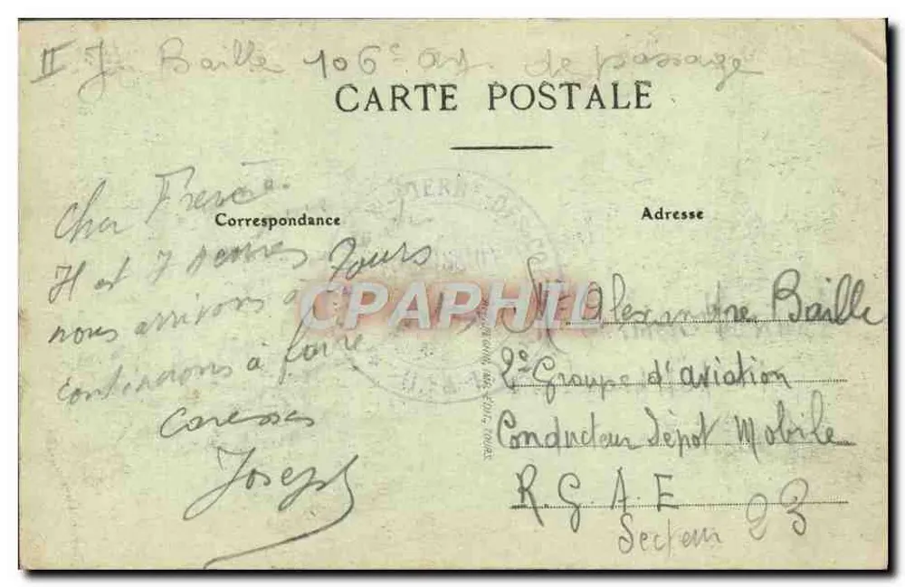 Tours (I.-et-L.) — O Teatro Francês — A.P. - Verso