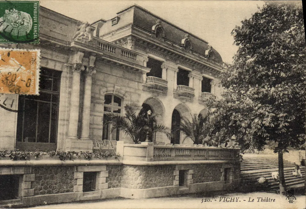 Vichy - O Teatro — editor N. H. n° 320 - Frente