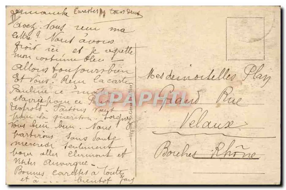Vichy - O Teatro — editor N. H. n° 320 - Verso