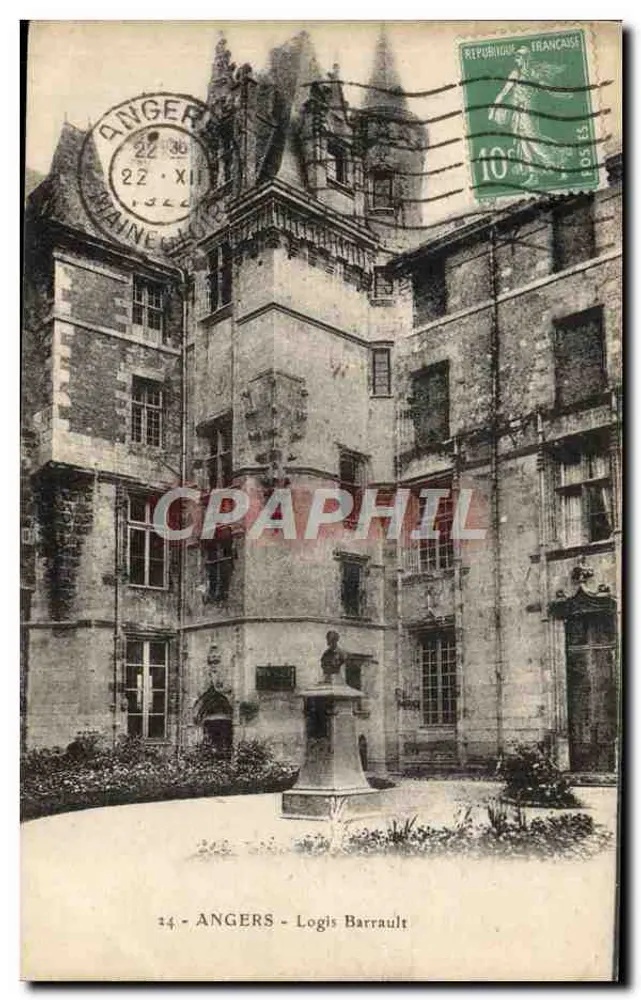 Angers - Logis Barrault — editor desconhecido, n° 24 - Frente